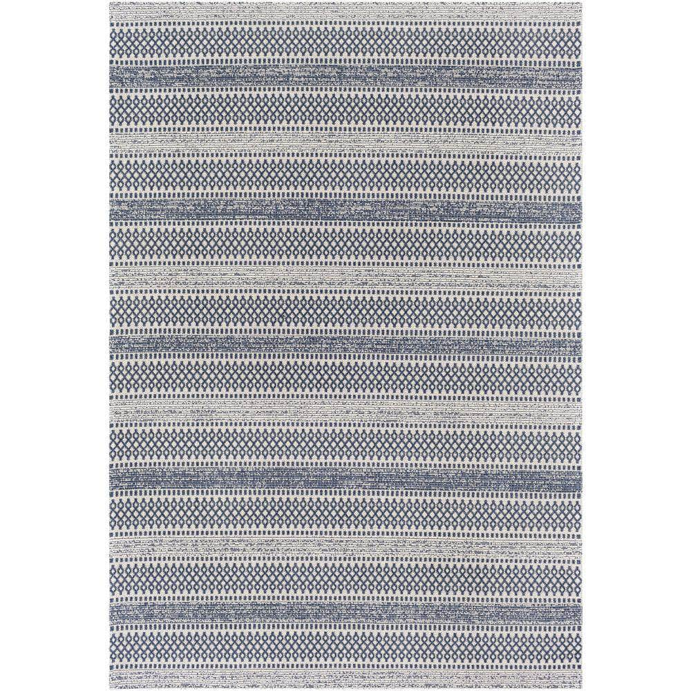 Machine Woven LCS-2311 Navy, White Rugs #color_navy, white