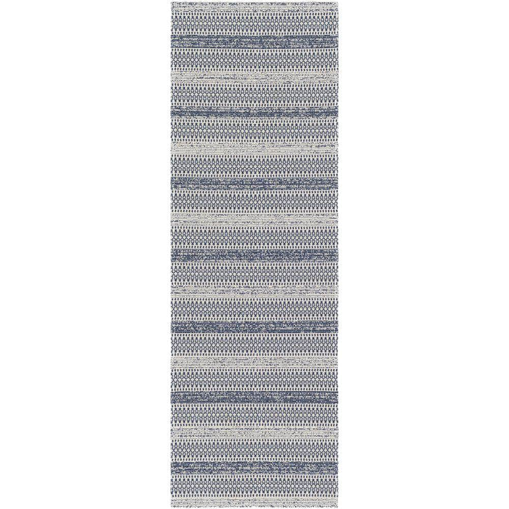 Machine Woven LCS-2311 Navy, White Rugs #color_navy, white