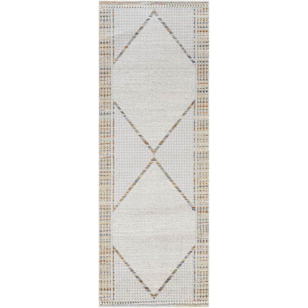 Machine Woven LLL-2312 Oatmeal, Gray Rugs #color_oatmeal, gray