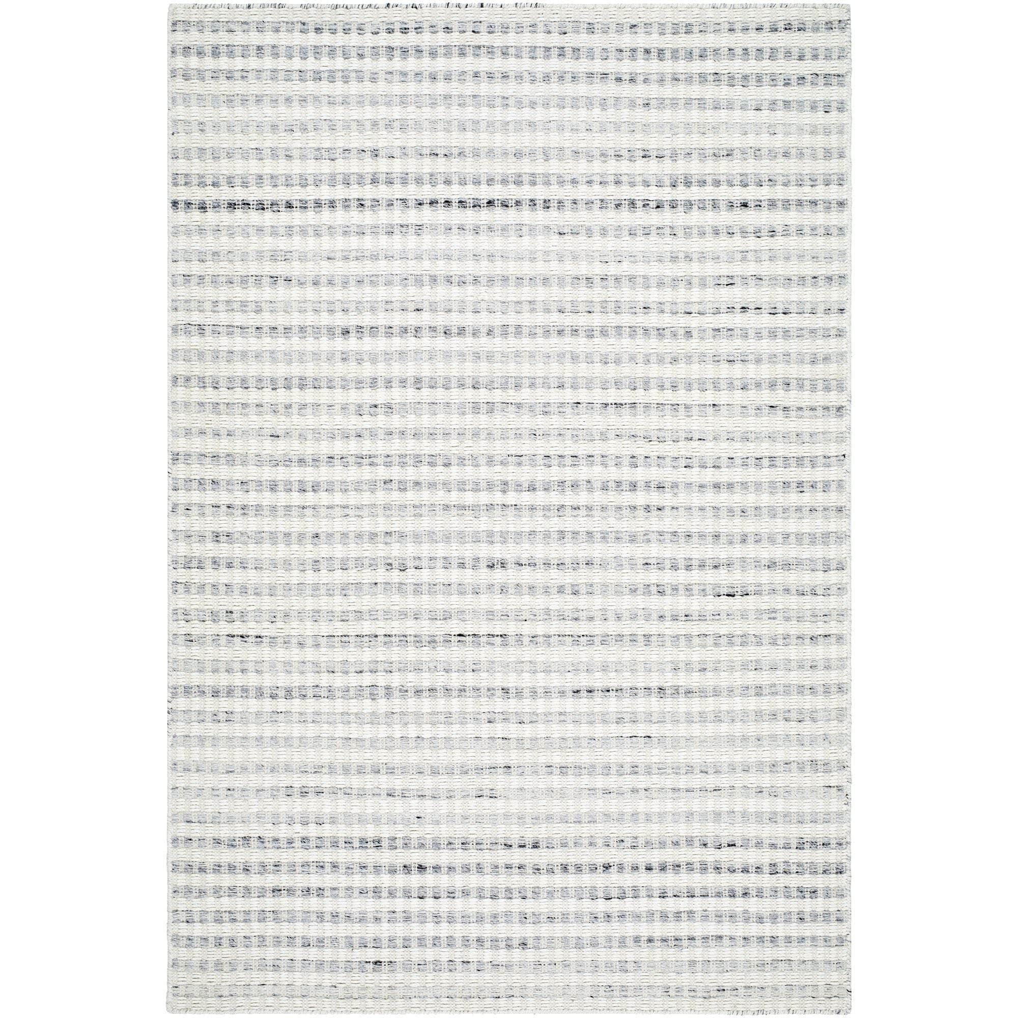 Handmade MDI-2358 Off-White, Light Silver, Silver Rugs #color_off-white, light silver, silver