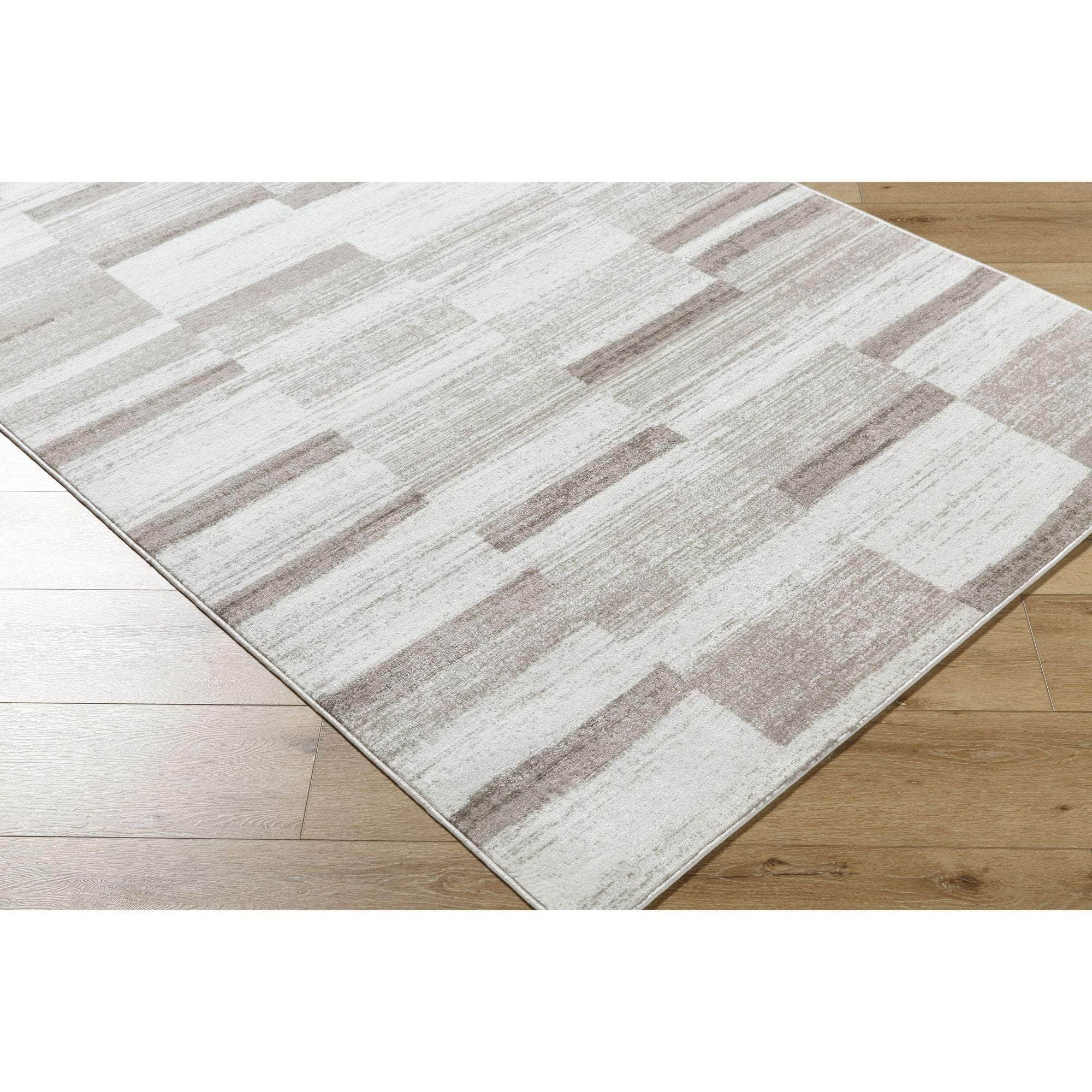 Machine Woven MNC-2359 Light Silver, Warm Grey, Metallic - Silver, Prairie Dust Rugs #color_light silver, warm grey, metallic - silver, prairie dust