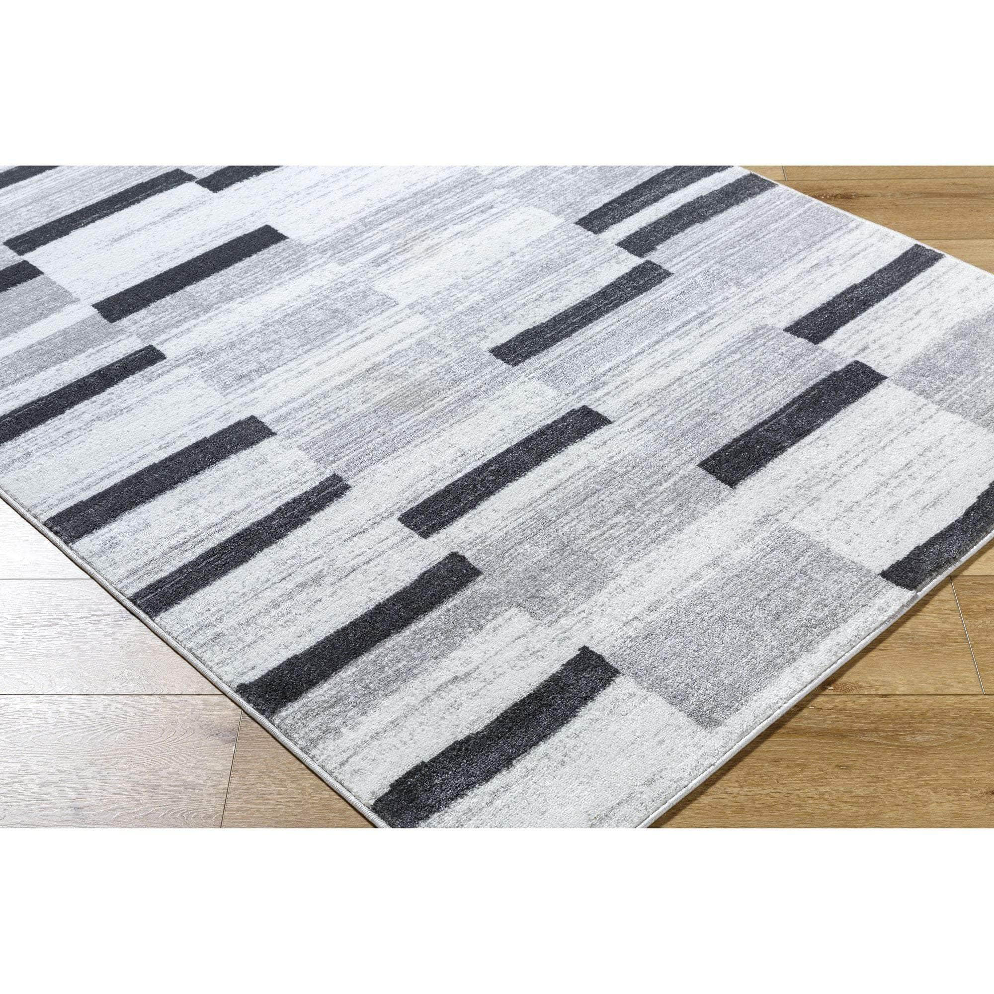 Machine Woven MNC-2361 Light Silver, Slate, Ink, Metallic - Silver Rugs #color_light silver, slate, ink, metallic - silver