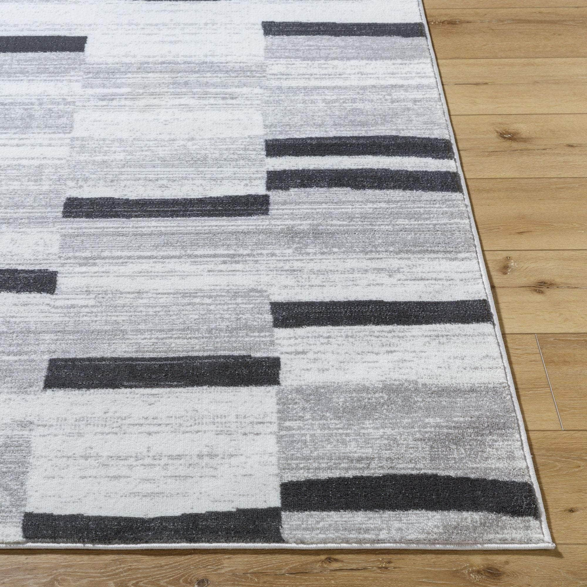 Machine Woven MNC-2361 Light Silver, Slate, Ink, Metallic - Silver Rugs #color_light silver, slate, ink, metallic - silver