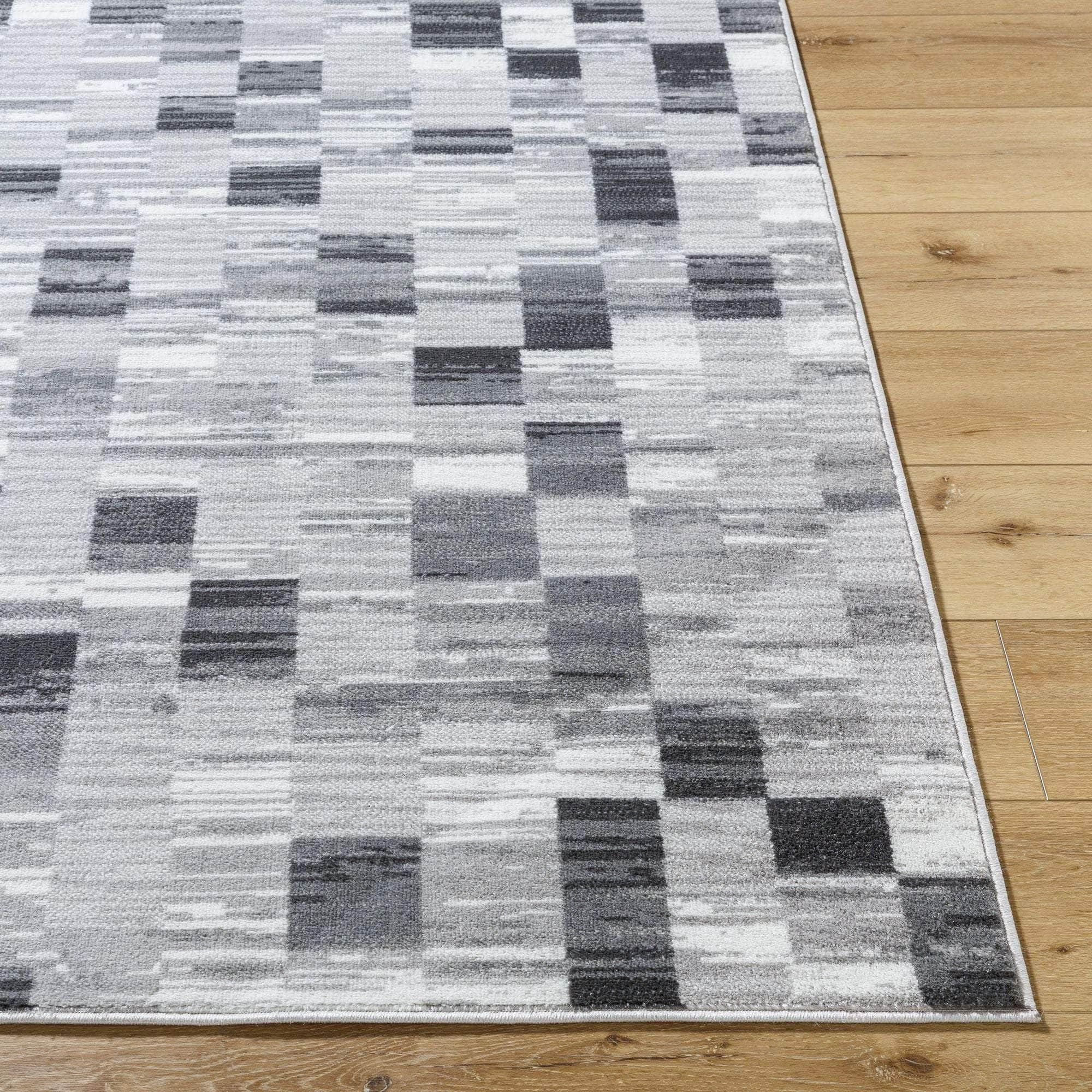 Machine Woven MNC-2362 Silver, Metallic - Silver, Light Silver, Sage Rugs #color_silver, metallic - silver, light silver, sage