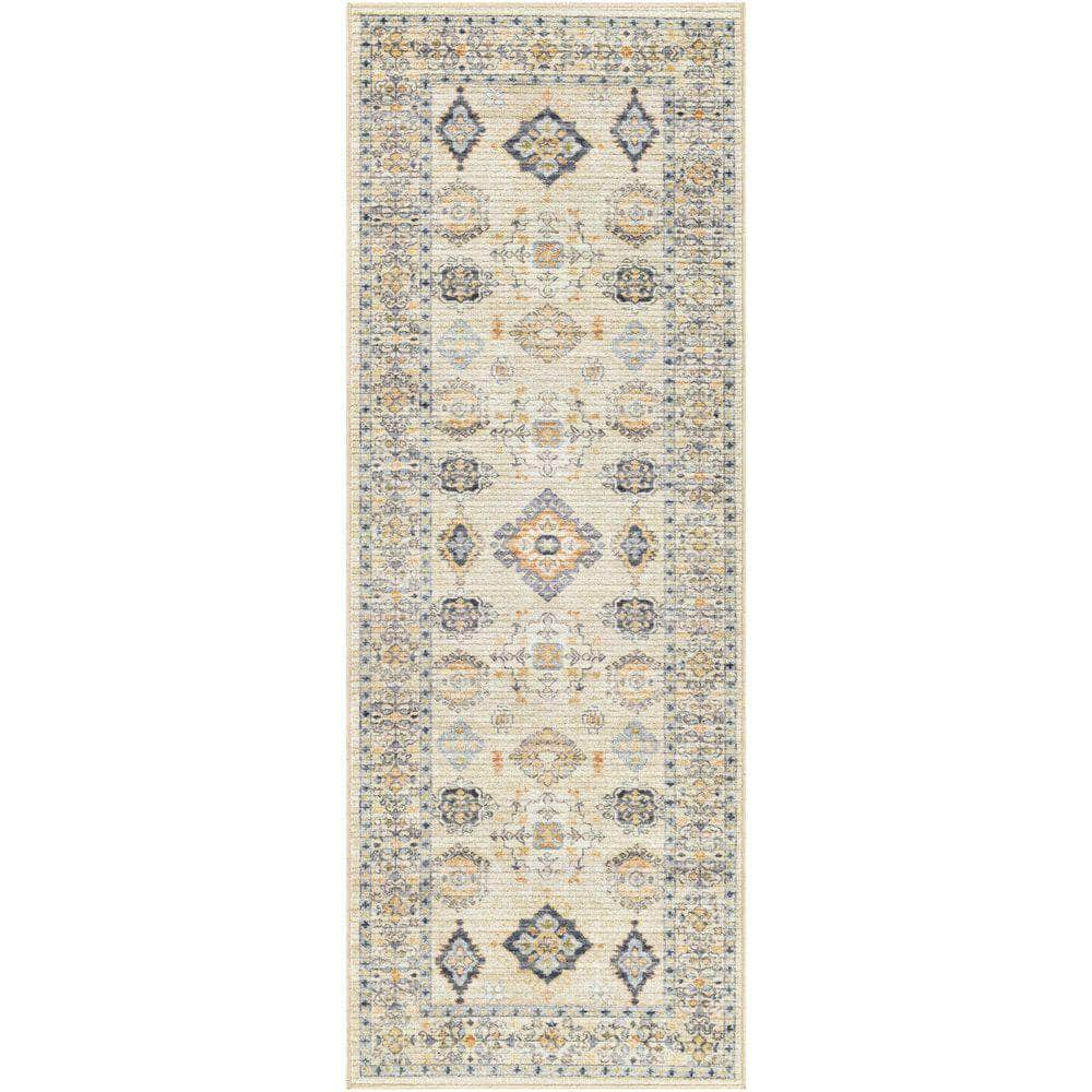 Machine Woven LEC-2303 Rust, Light Olive Rugs #color_rust, light olive