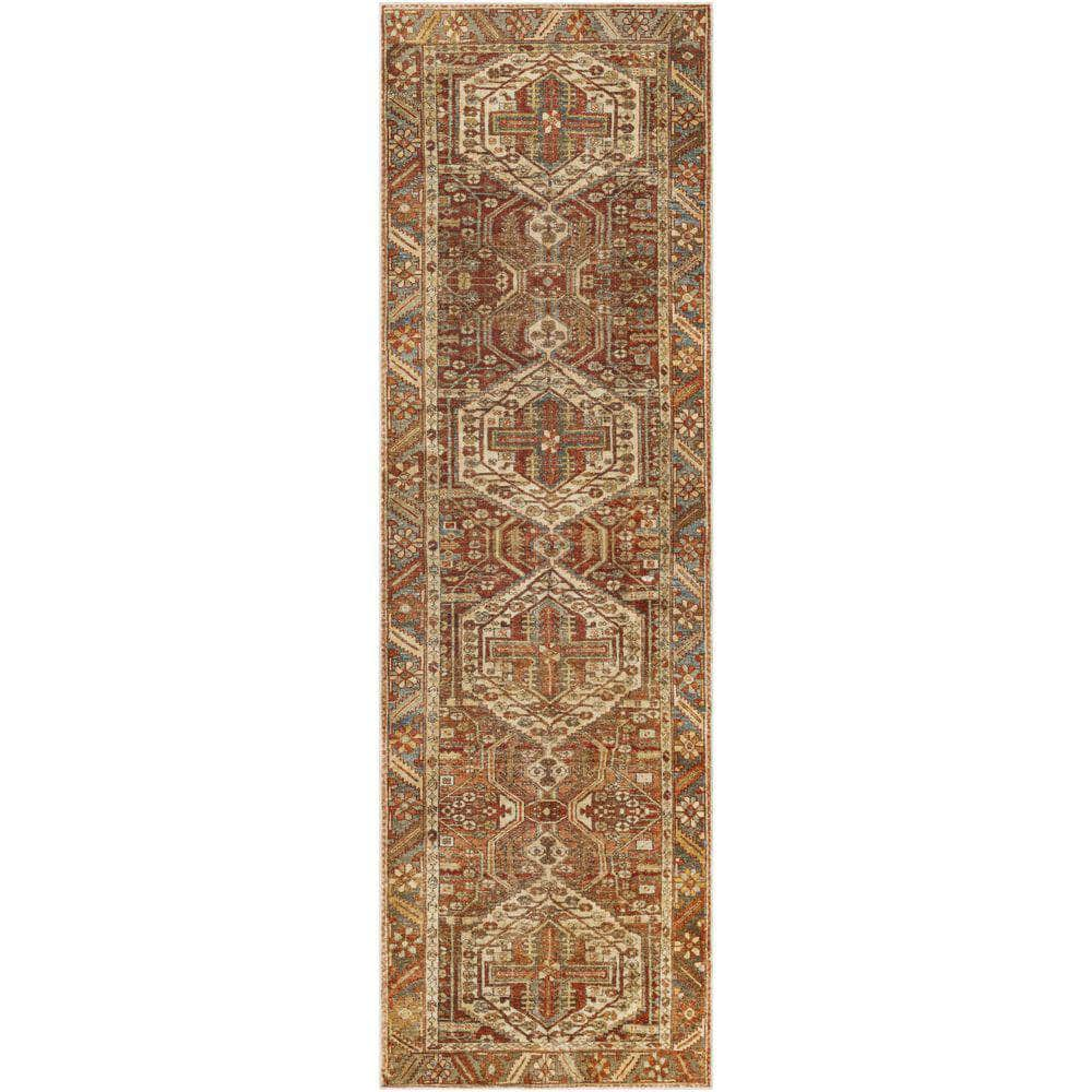 Machine Woven LVB-2300 Rust, Red Rugs #color_rust, red