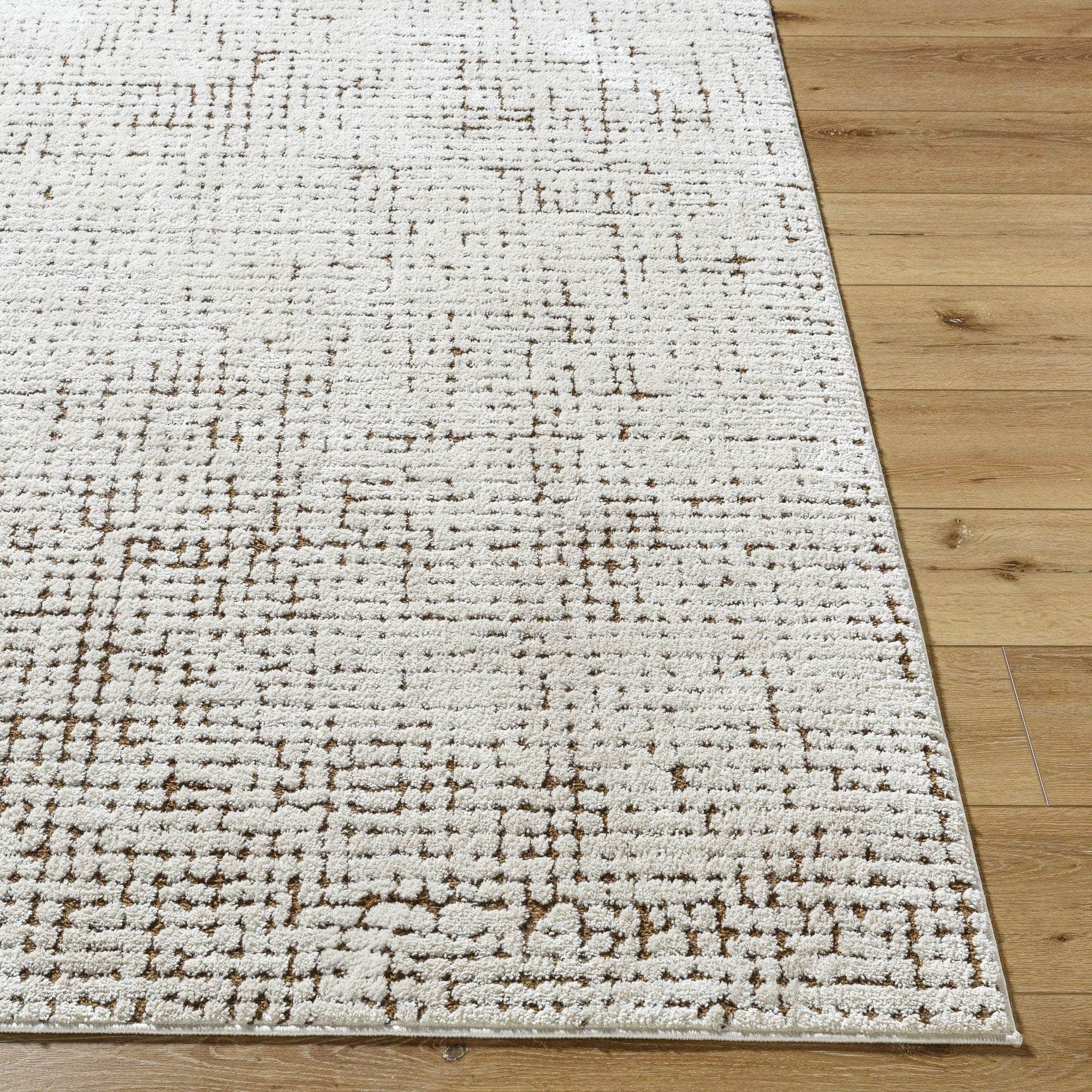 Machine Woven PNWCS-2301 Ivory, Brown Rugs #color_ivory, brown