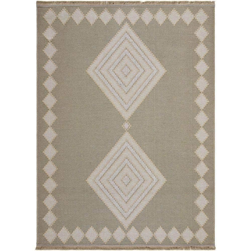 Machine Woven MYS-2304 Tan, Light Beige Rugs #color_tan, light beige