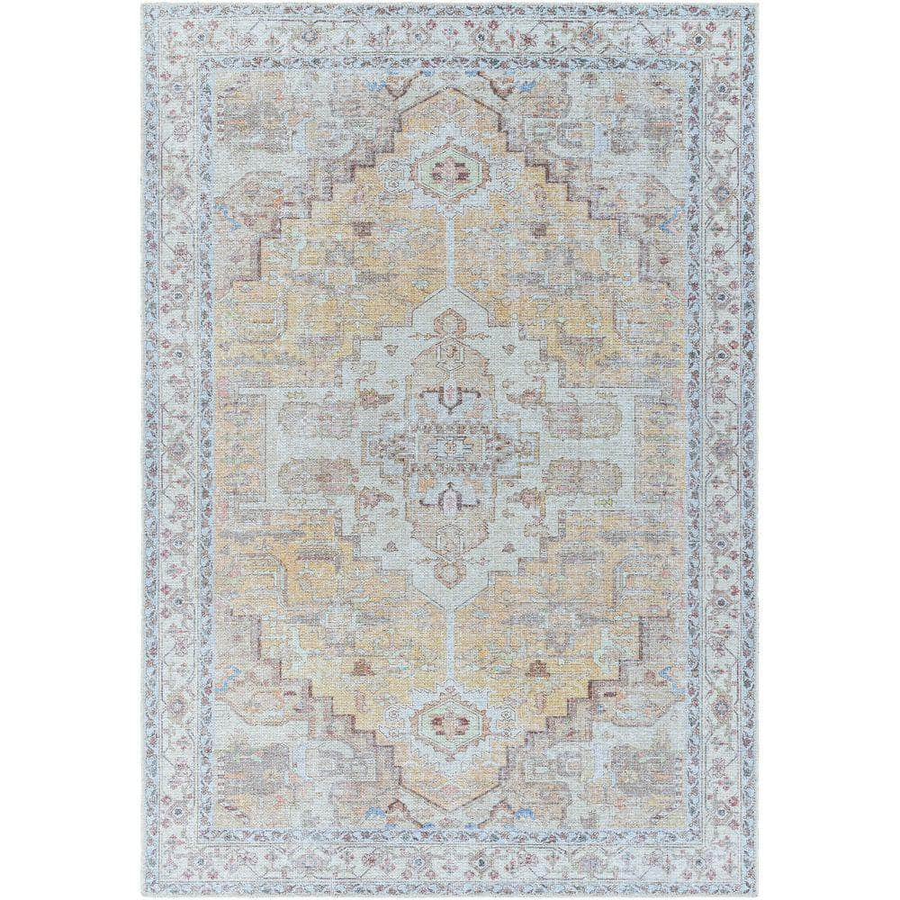 Machine Woven AML-2373 Tan, Light Gray Rugs #color_tan, light gray