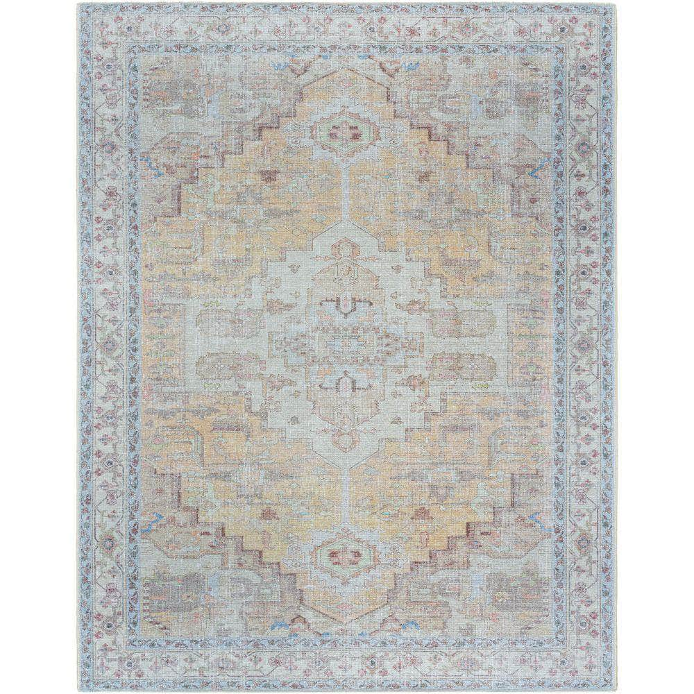 Machine Woven AML-2373 Tan, Light Gray Rugs #color_tan, light gray