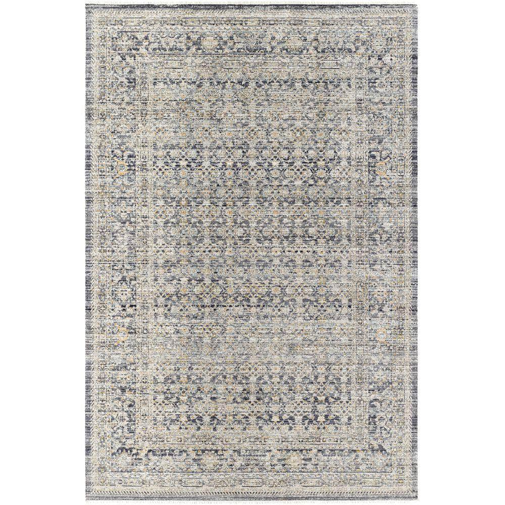 Machine Woven BOMG-2308 Taupe, Black Rugs #color_taupe, black