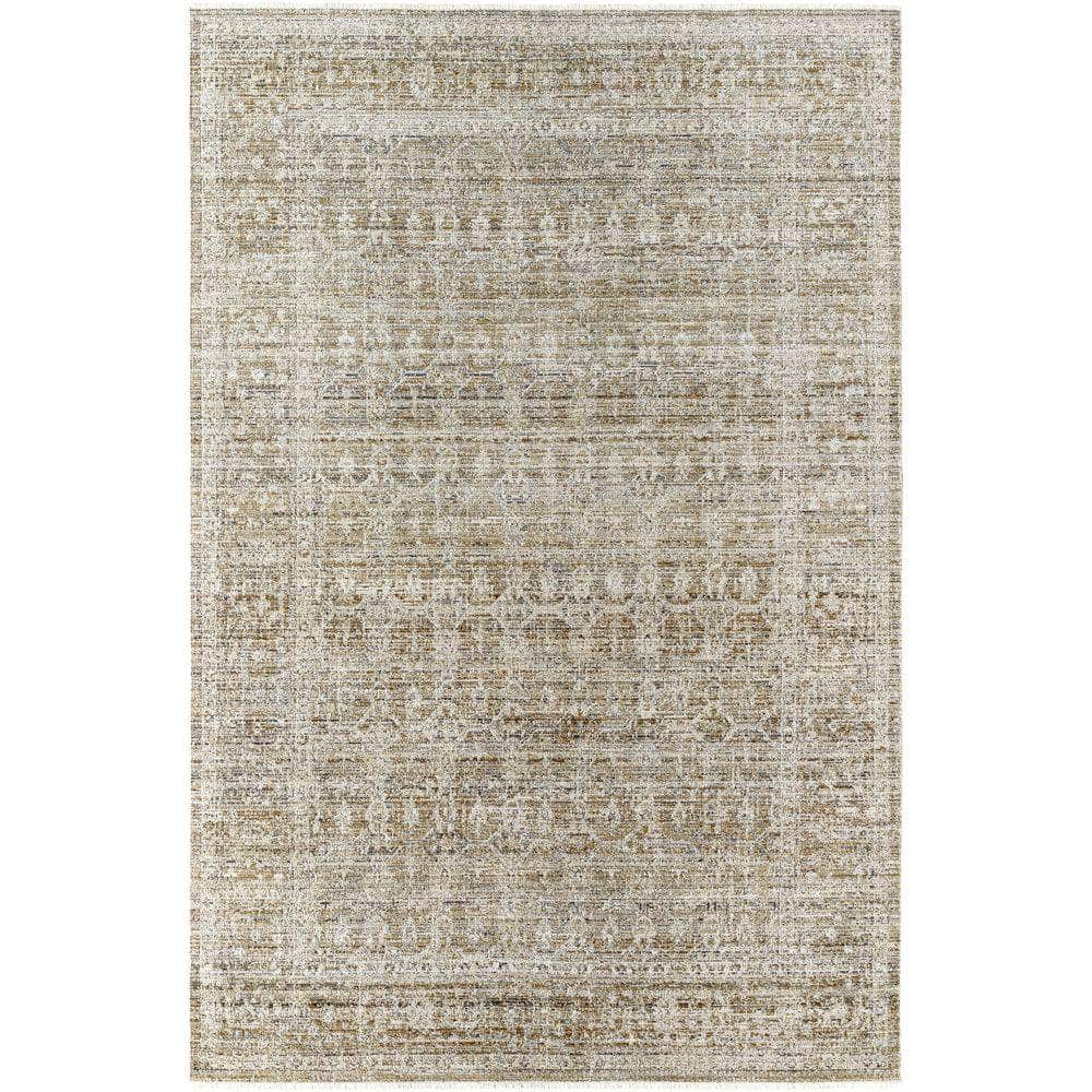 Machine Woven BOMG-2311 Taupe, Charcoal Rugs #color_taupe, charcoal