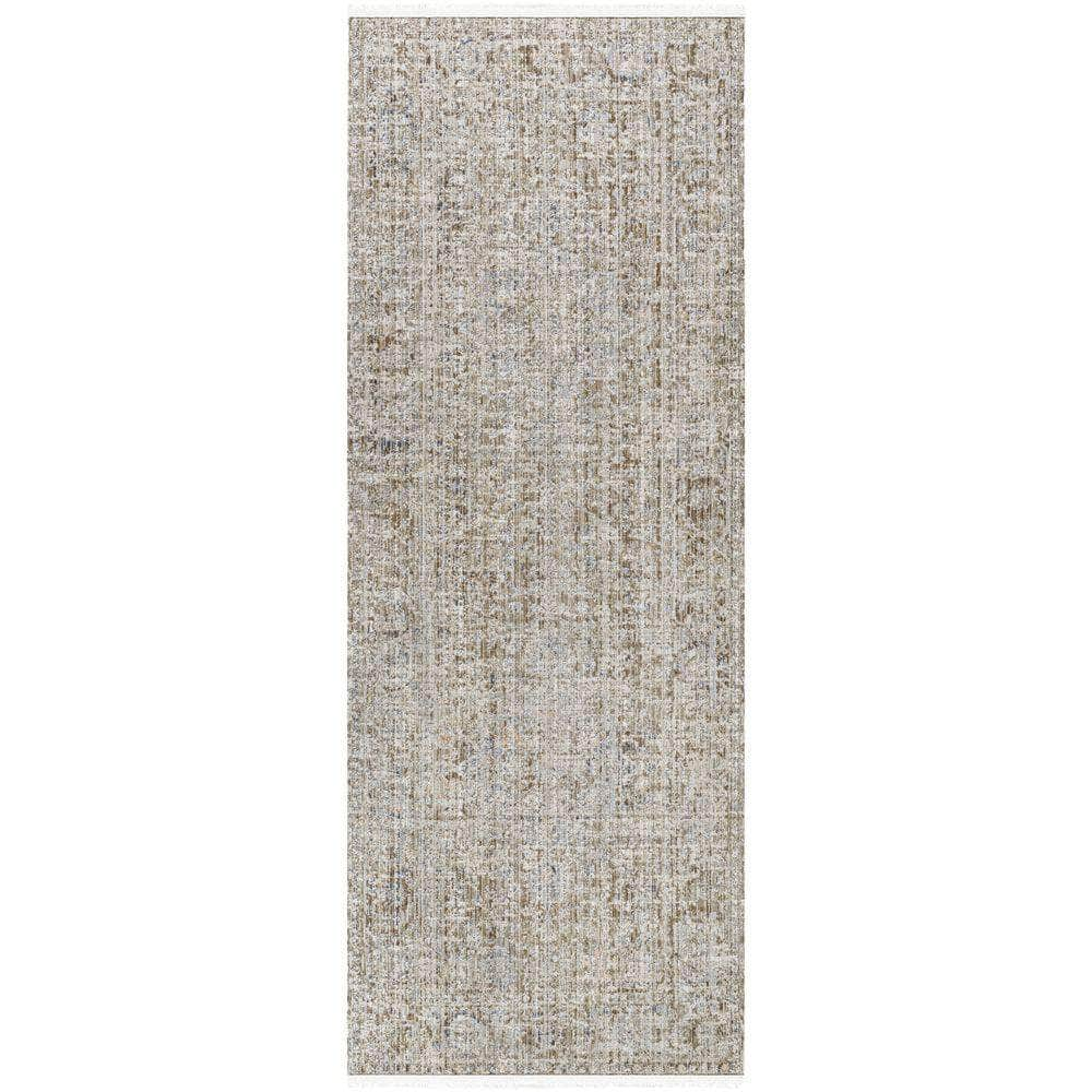 Machine Woven BOMG-2310 Taupe, Dark Brown Rugs #color_taupe, dark brown