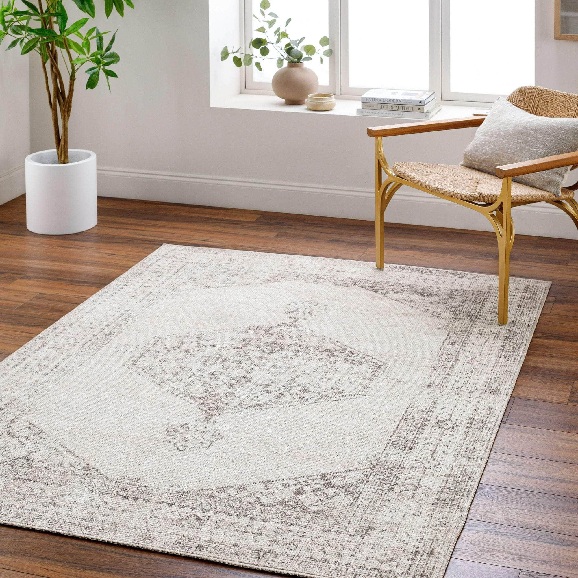 Machine Woven PNWOL-2300 Tan, Brown, Cream Rugs #color_tan, brown, cream