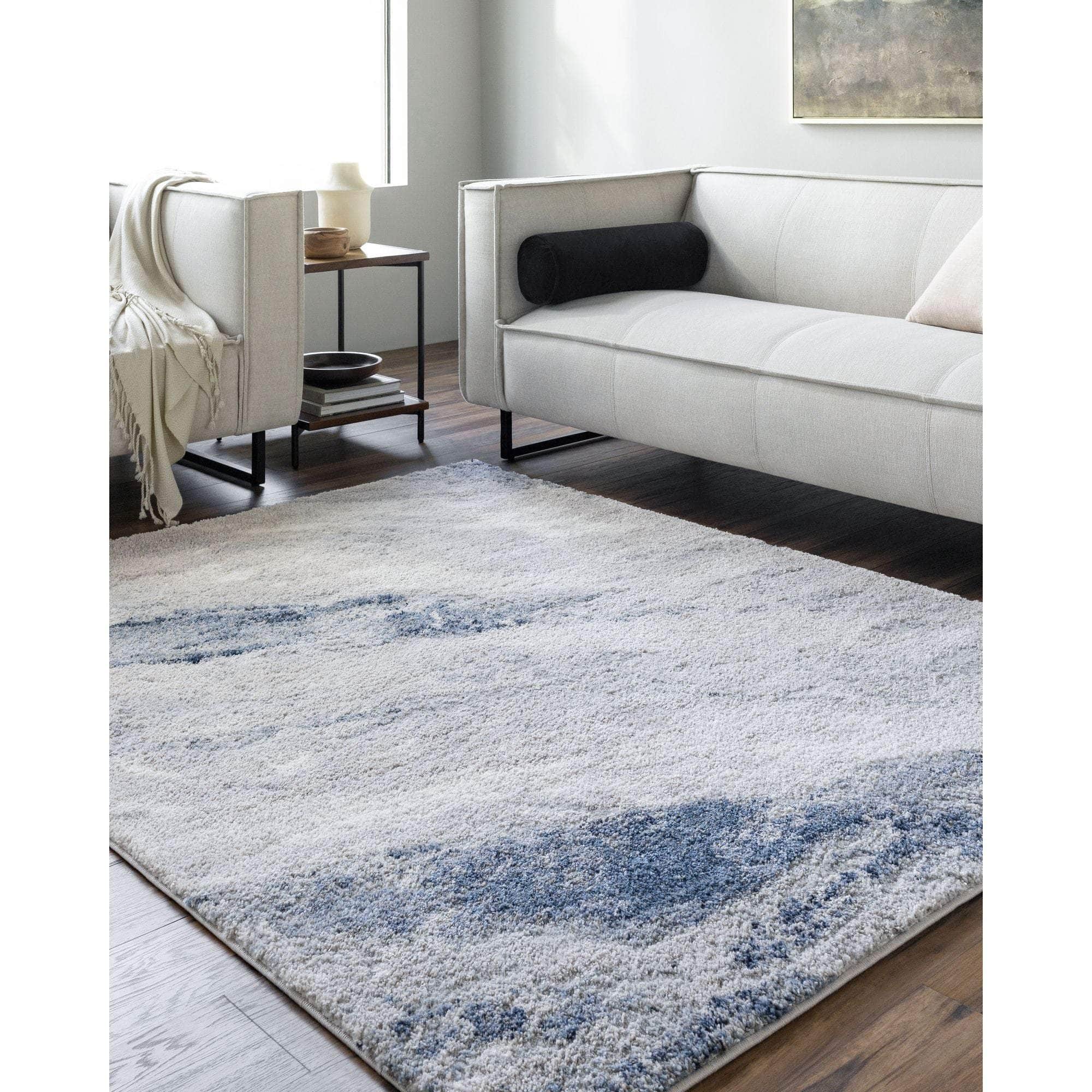 Machine Woven PTF-2322 Light Gray, White, Pale Blue, Taupe, Charcoal Rugs #color_light gray, white, pale blue, taupe, charcoal