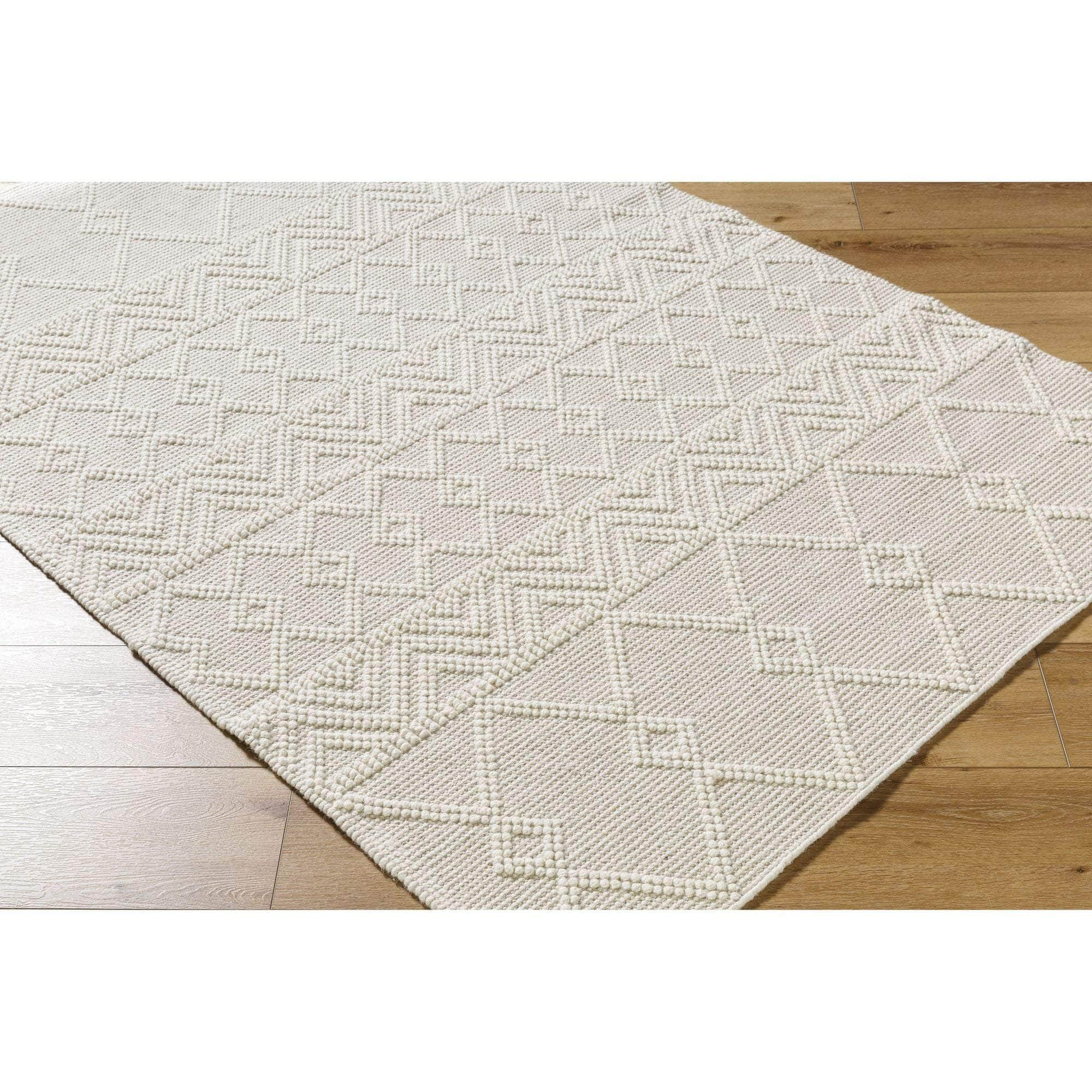 Handmade HYG-2308 Light Silver, Off-White, Ash Rugs #color_light silver, off-white, ash