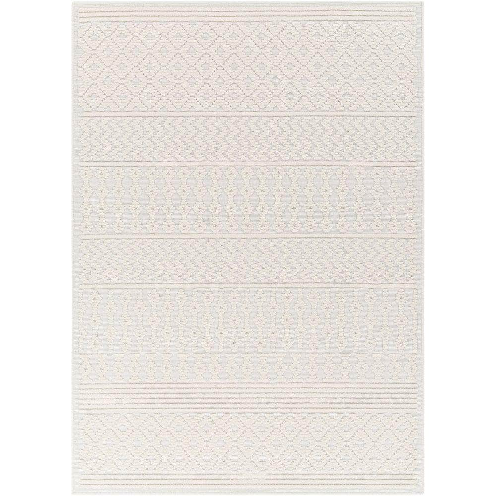 Machine Woven LYA-2309 White, Off-White Rugs #color_white, off-white