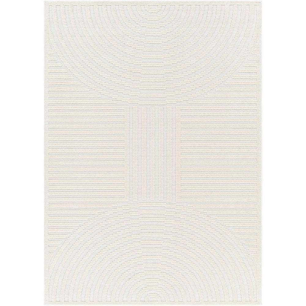 Machine Woven LYA-2312 White, Off-White Rugs #color_white, off-white