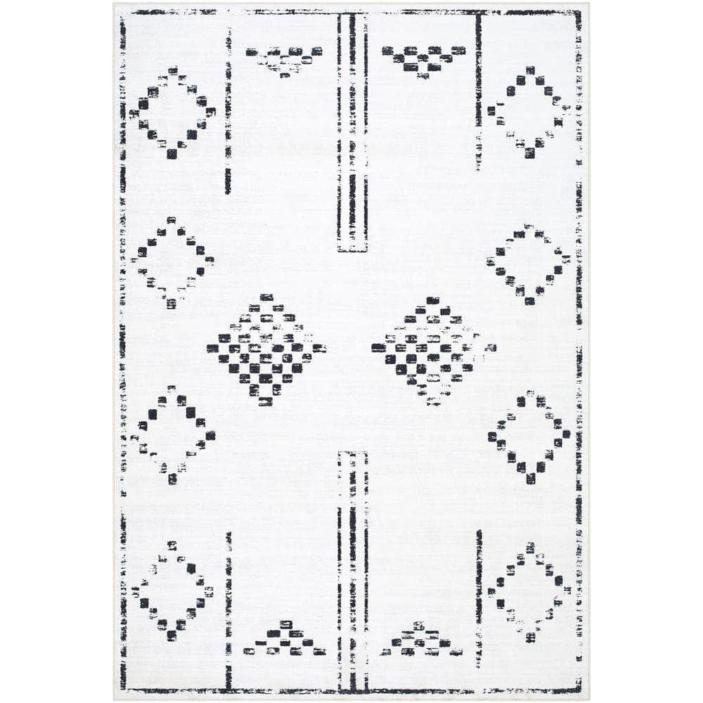 Machine Woven LVB-2325 White Rugs #color_white