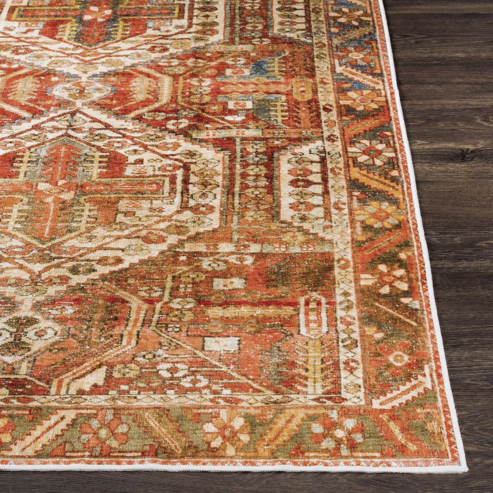 Machine Woven LVB-2300 Rust, Red Rugs #color_rust, red