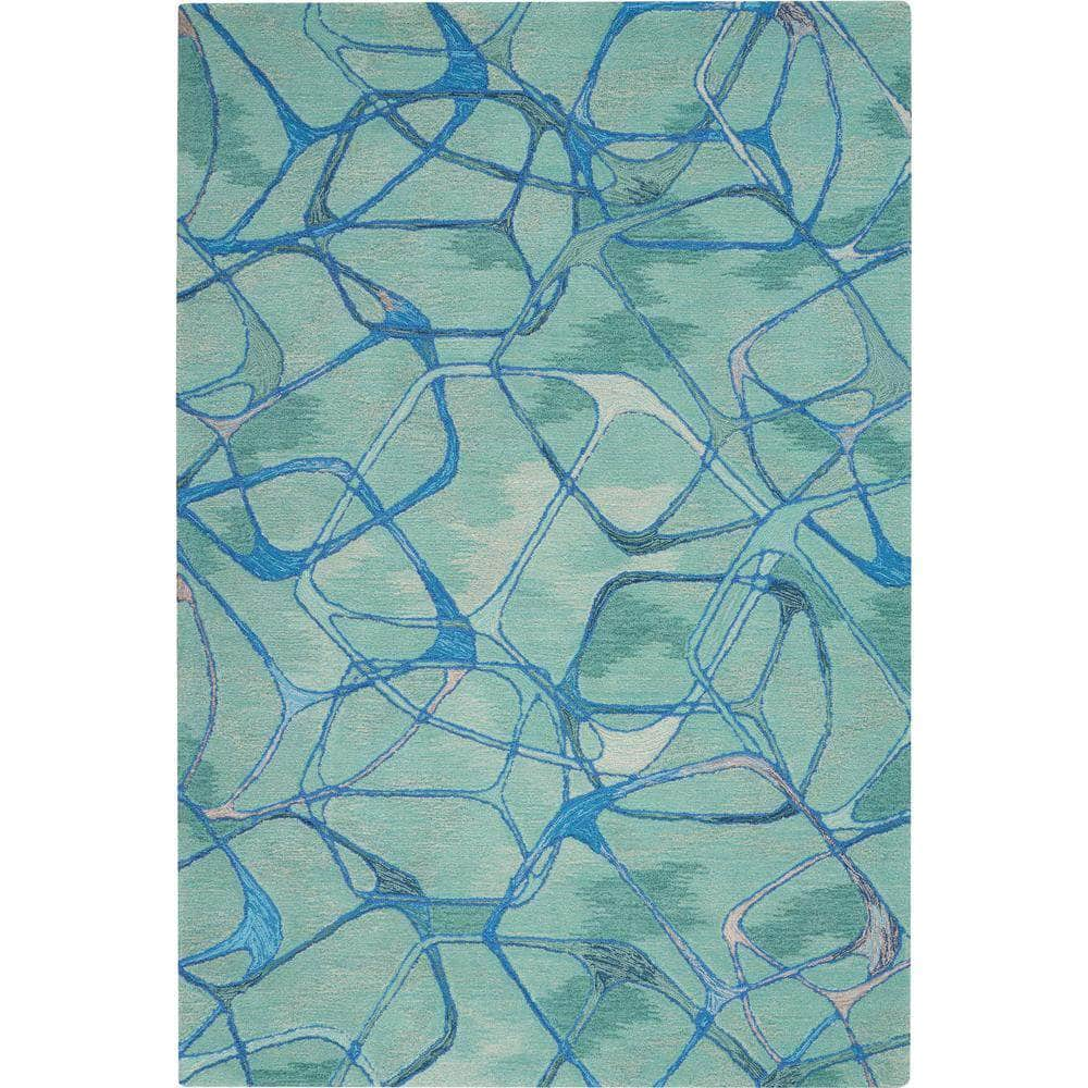 Symmetry SMM05 Aqua Blue Rugs #color_aqua blue