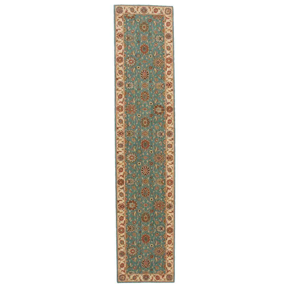 Living Treasures LI05 Aqua Rugs #color_aqua