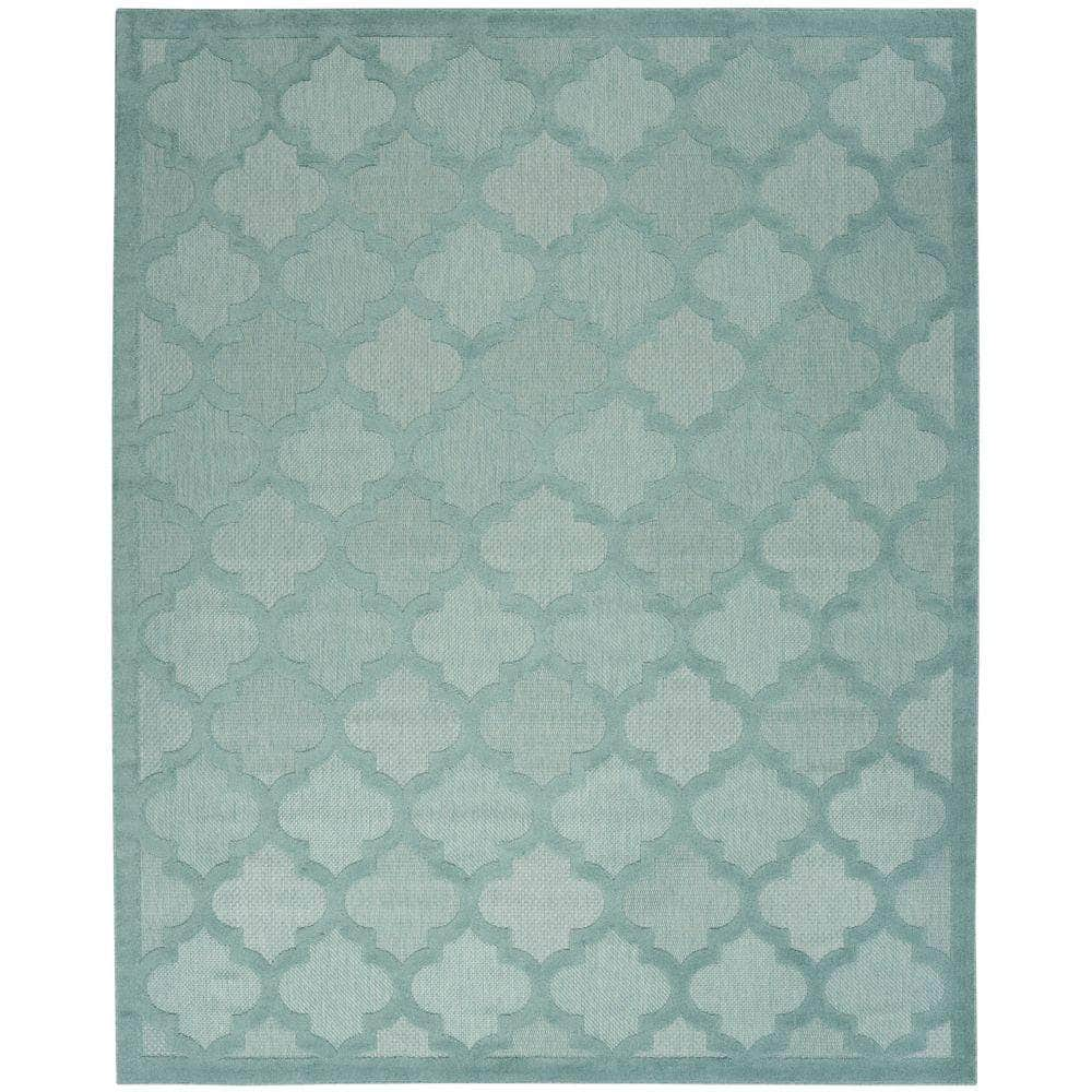 Easy Care NES01 Aqua/Teal Rug #color_aqua/teal