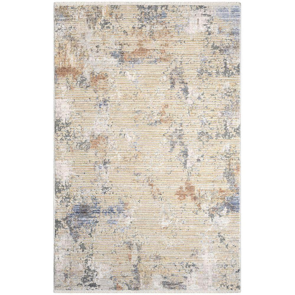 Modern Abstract MAB01 Beige Grey Rug #color_beige grey