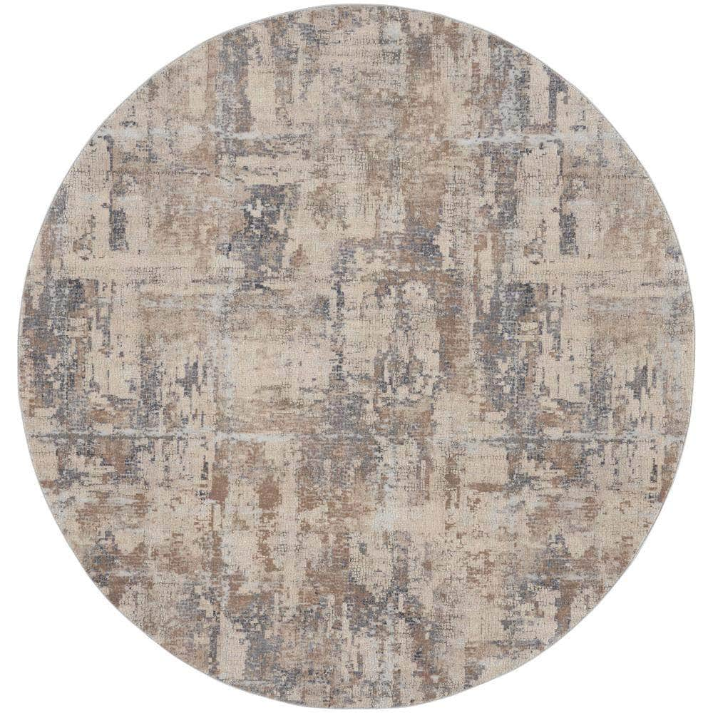 Rustic Textures RUS06 Beige/Grey Rugs #color_beige/grey