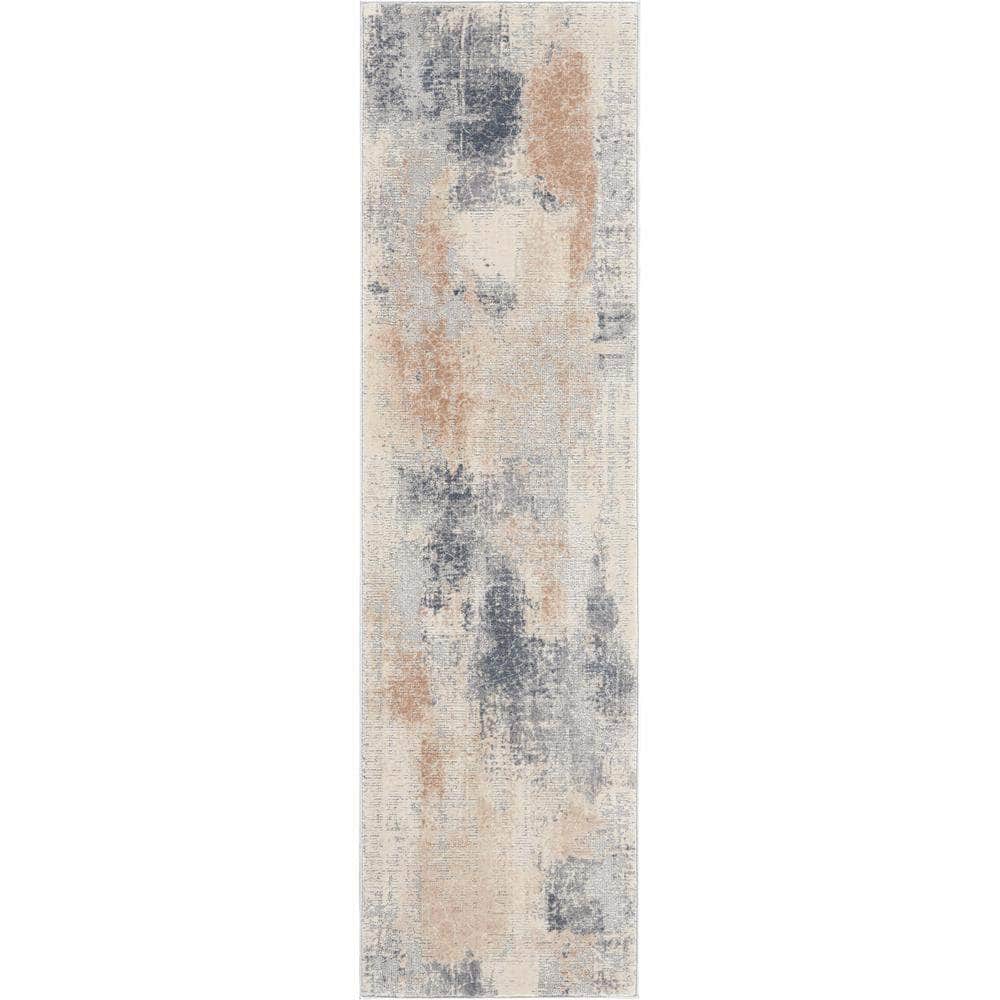 Rustic Textures RUS02 Beige/Grey Rugs #color_beige/grey