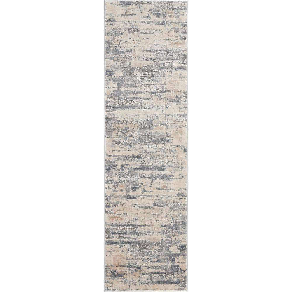 Rustic Textures RUS04 Beige/Grey Rugs #color_beige/grey