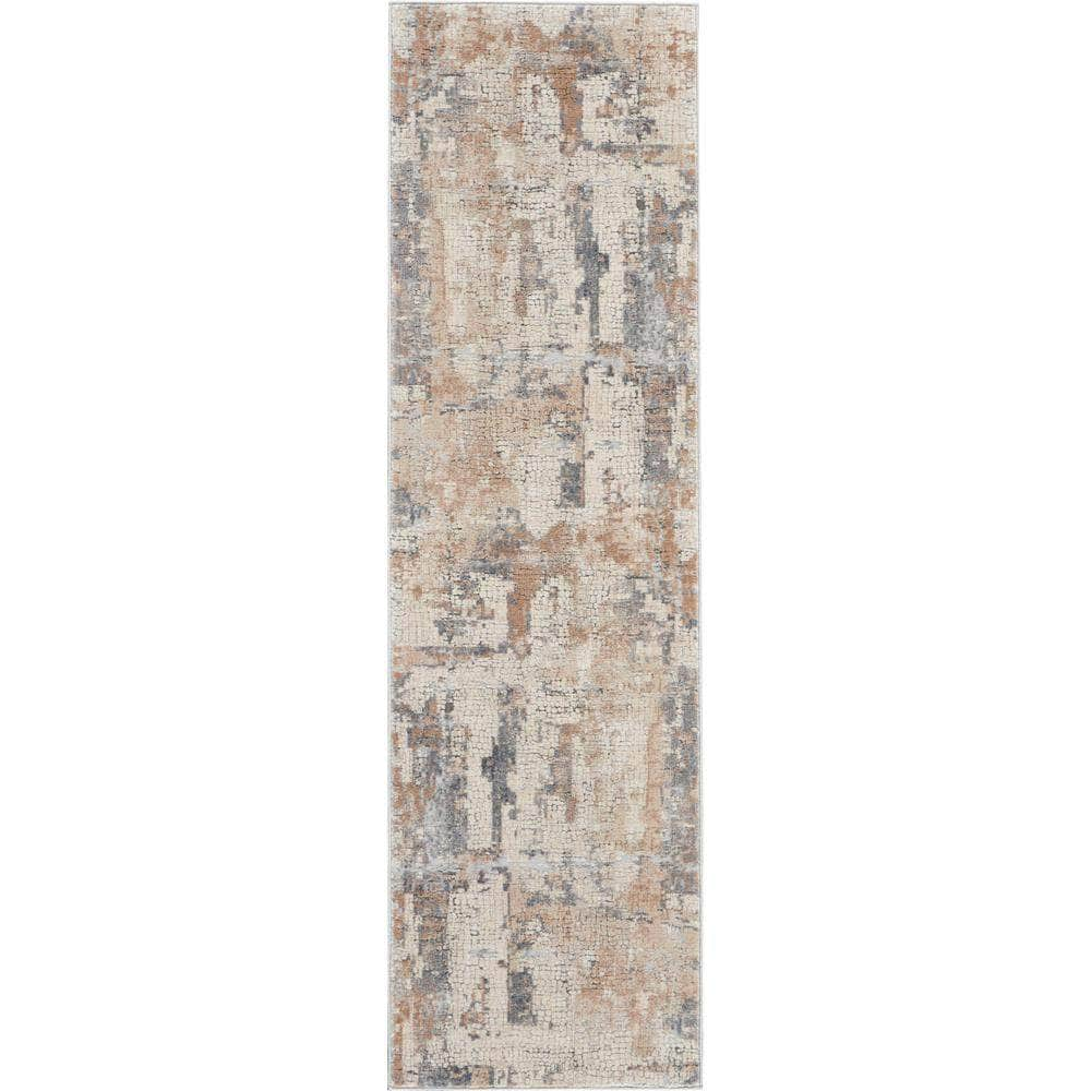 Rustic Textures RUS06 Beige/Grey Rugs #color_beige/grey