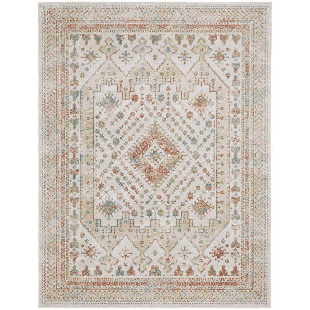 Thalia THL04 Beige Multicolor Rug #color_beige multicolor