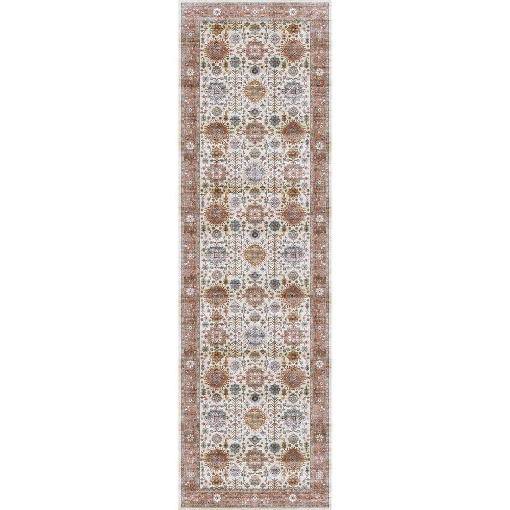 Fulton FUL12 Beige Multicolor Rugs #color_beige multicolor