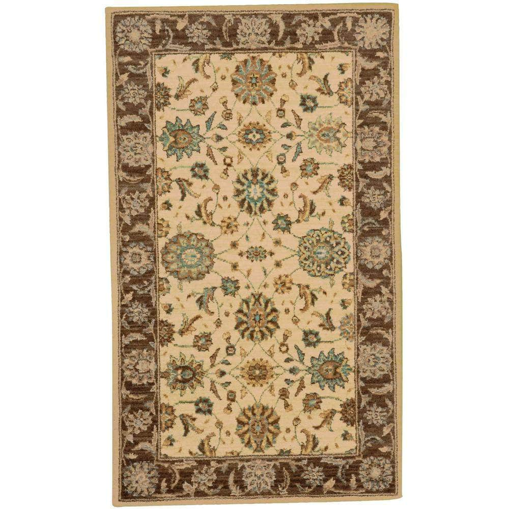 Living Treasures LI05 Beige Rugs #color_beige