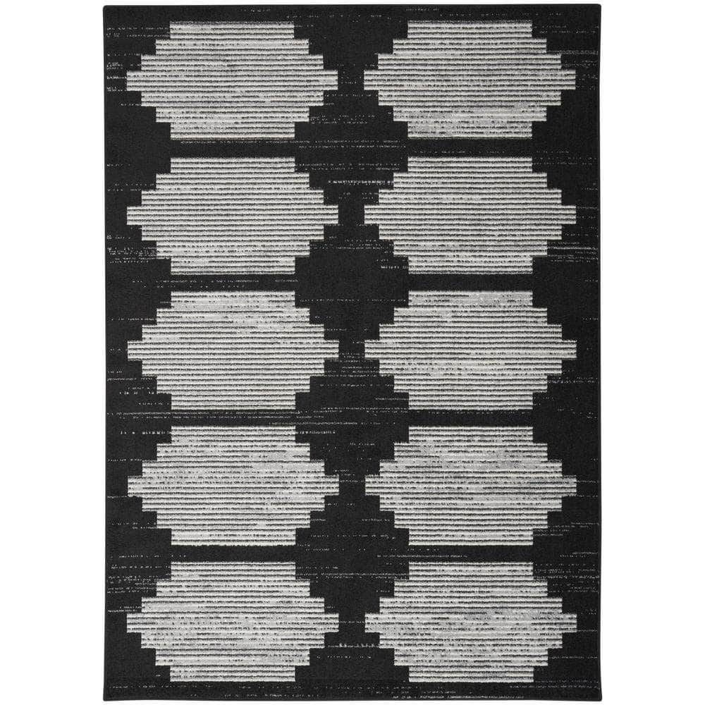 Modern Passion MDP01 Black Grey Rugs #color_black grey