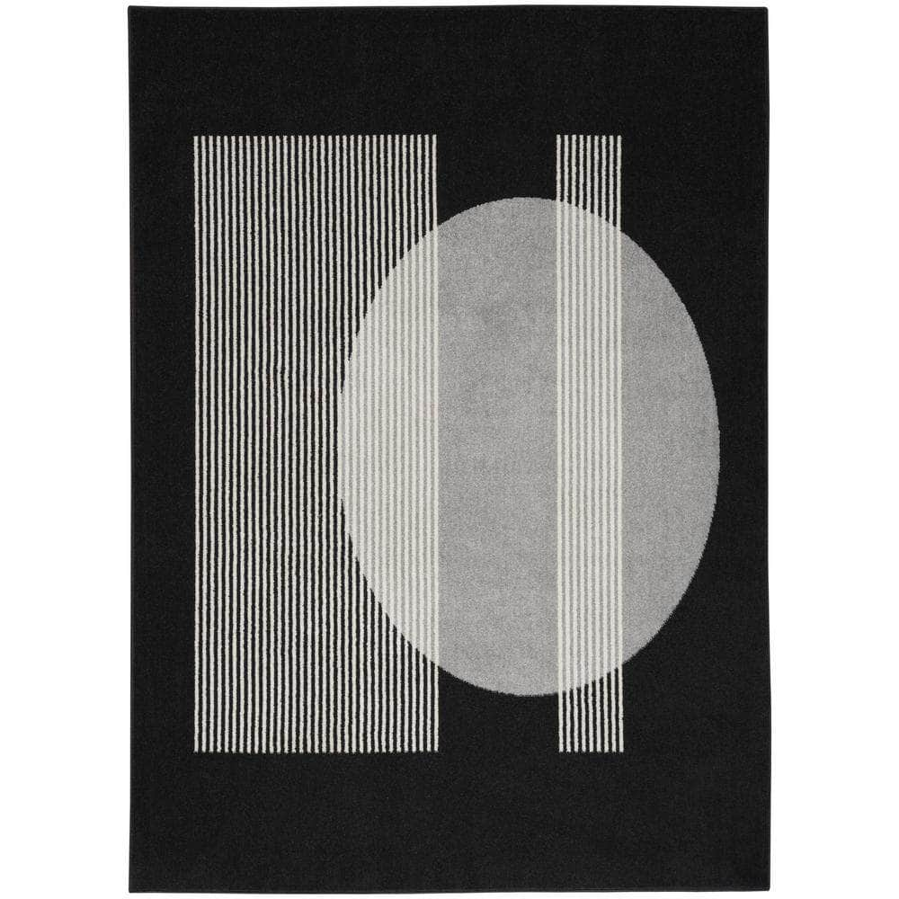 Modern Passion MDP03 Black Grey Rugs #color_black grey