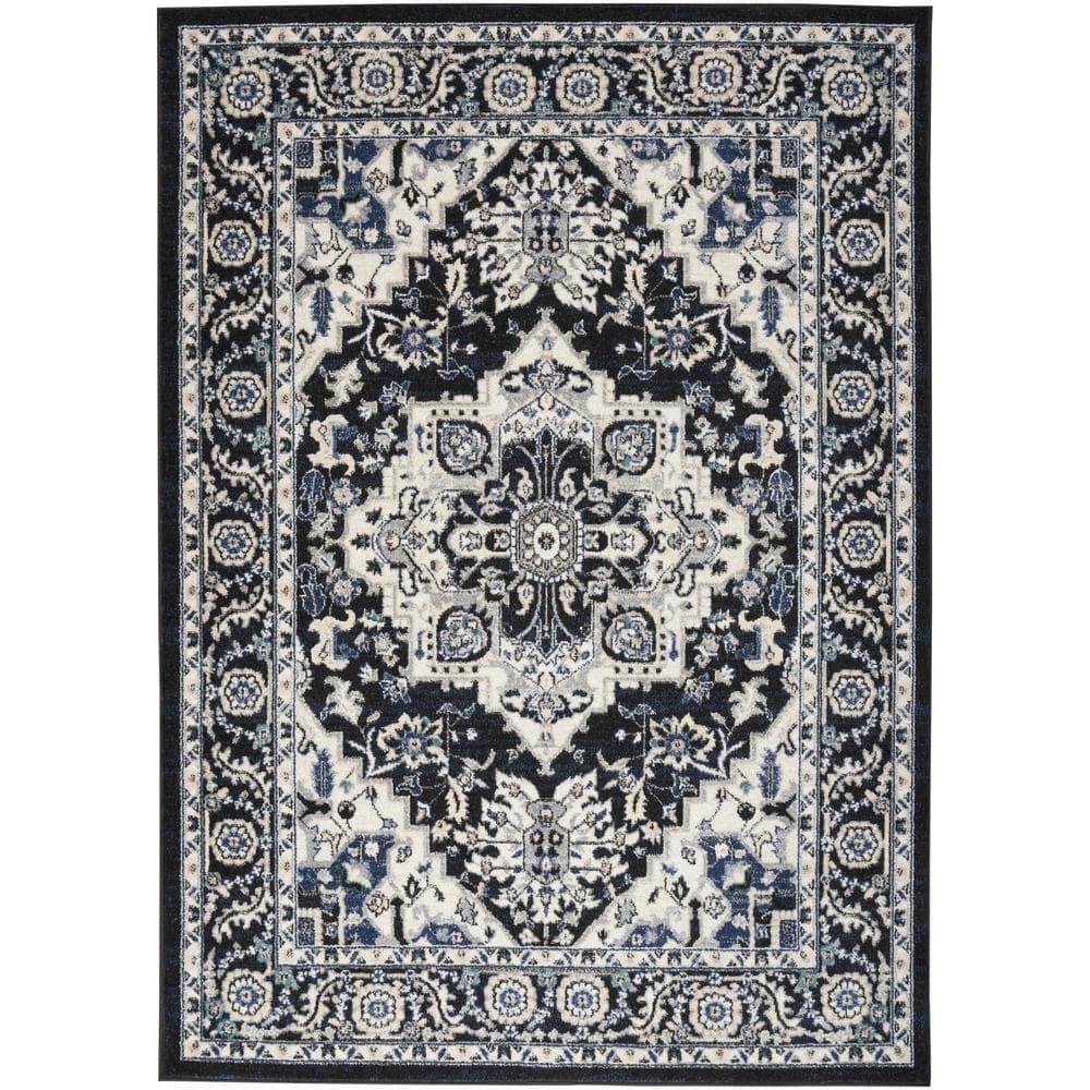 Passion PSN33 Black Ivory Rugs #color_black ivory