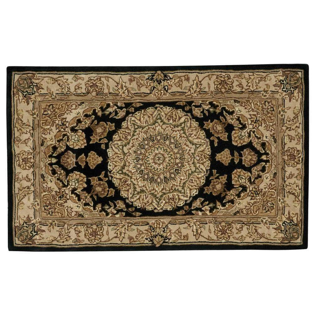 Nourison 2000 2233 Black Rugs #color_black