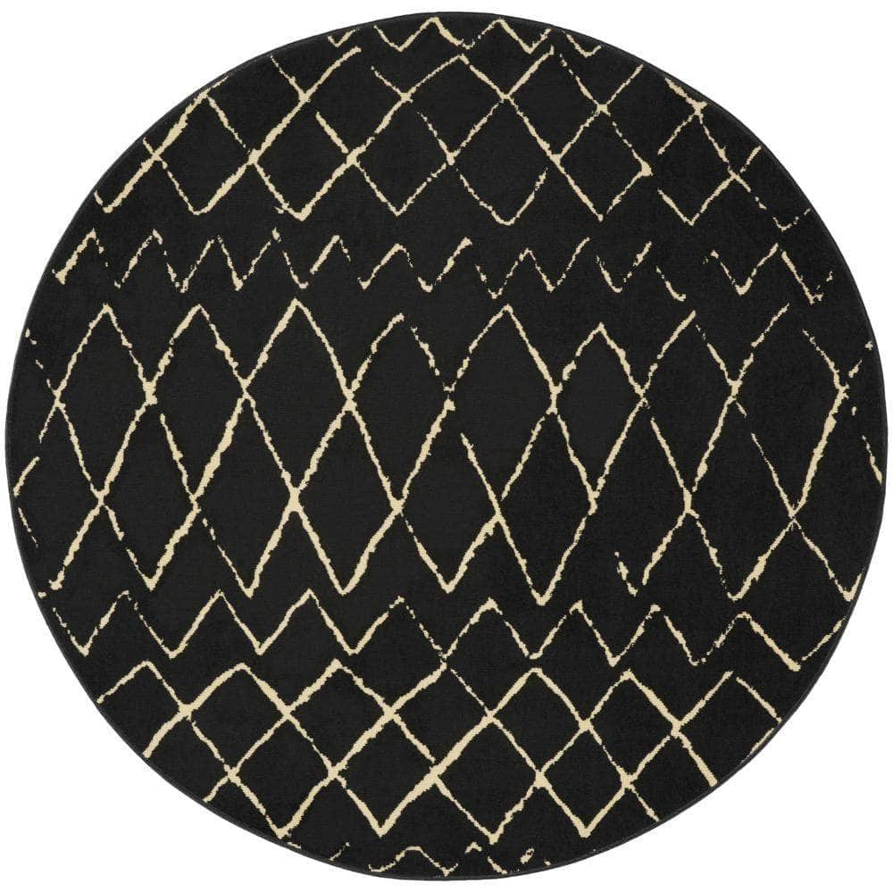 Grafix GRF04 Black Rugs #color_black