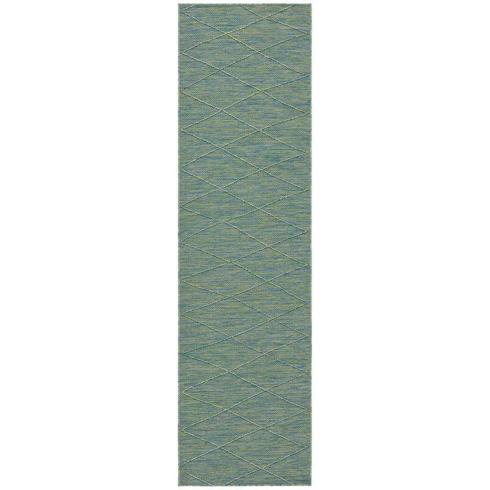 Practical Solutions PSL01 Blue Green Rug #color_blue green