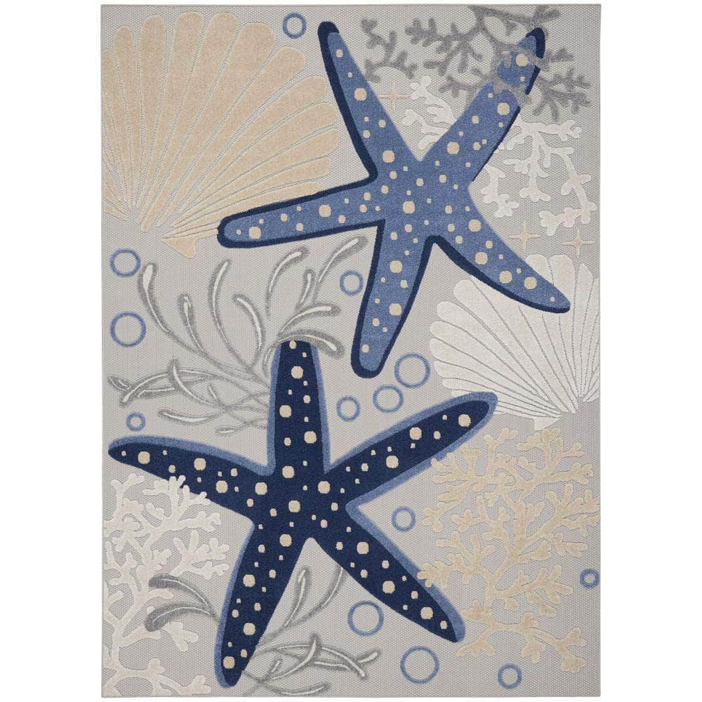 Aloha ALH24 Blue/Grey Rugs #color_blue/grey