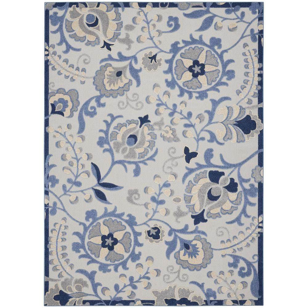 Aloha ALH17 Blue/Grey Rugs #color_blue/grey