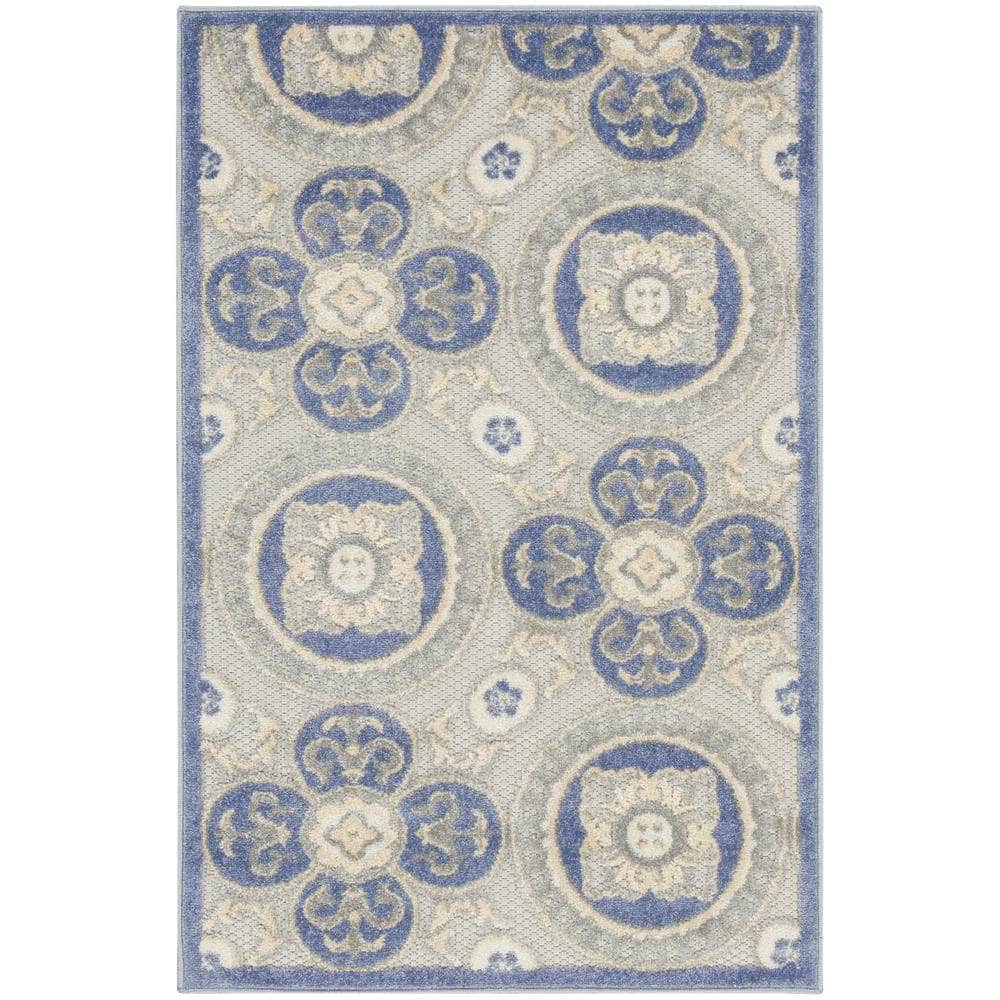 Aloha ALH30 Blue Grey Rugs #color_blue grey