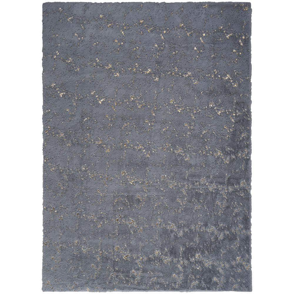 Cozy Shimmer CSH01 Blue Grey Rug #color_blue grey