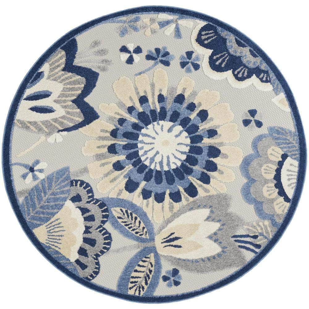 Aloha ALH25 Blue/Grey Rugs #color_blue/grey