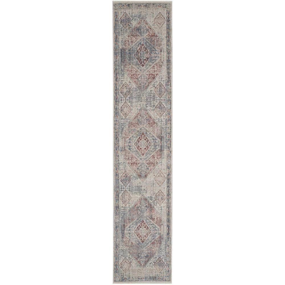 Enchanting Home ENH03 Blue/Grey Rugs #color_blue/grey