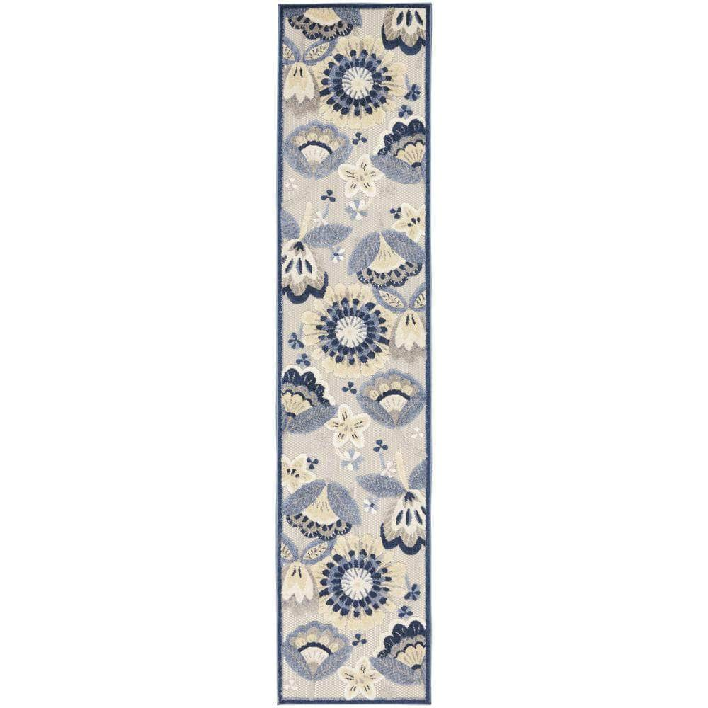 Aloha ALH17 Blue/Grey Rugs #color_blue/grey