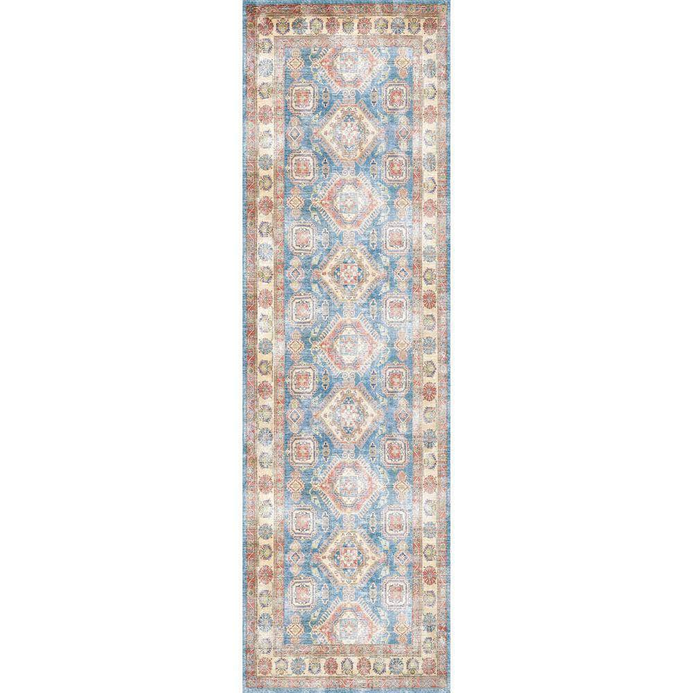 Fulton FUL08 Blue Ivory Rugs #color_blue ivory