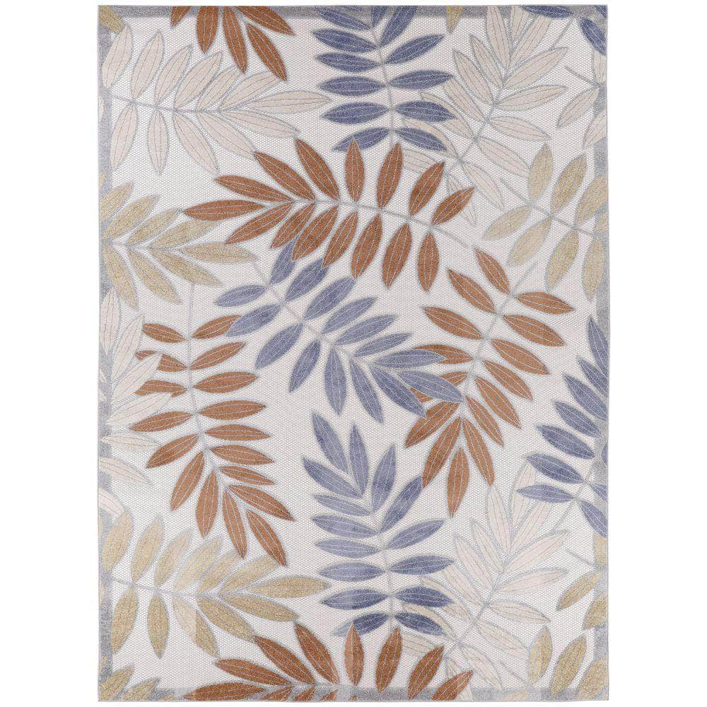 Aloha ALH18 Blue Mocha Rug #color_blue mocha